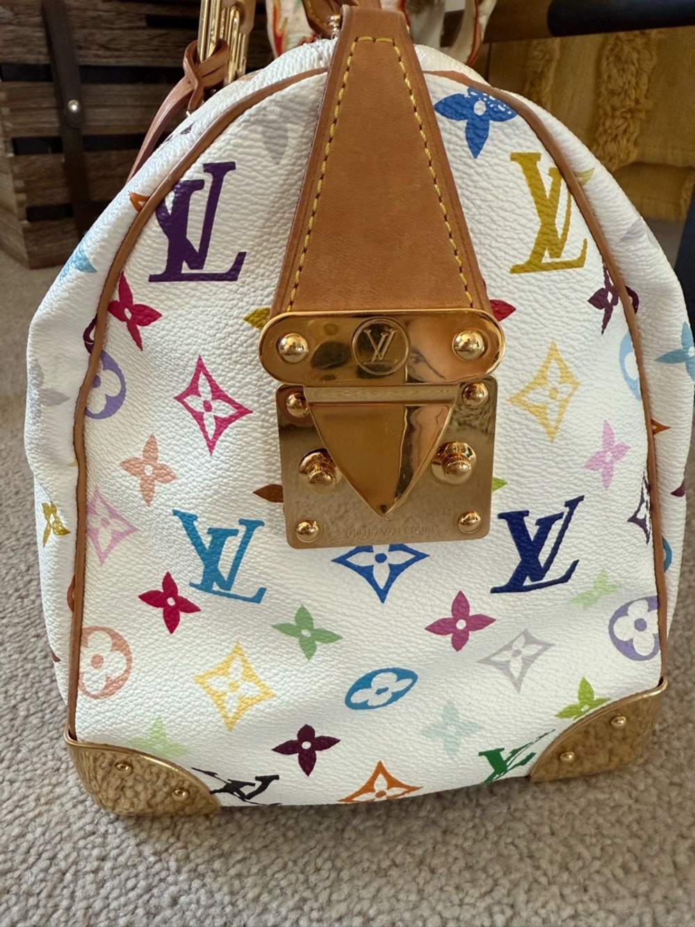 Louis Vuitton Original Murakami Multicolor Monogram Speedy 30 - Picture 12 of 16